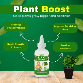 Organic Plant Boost Liquid -Faster Growth & Stronger roots