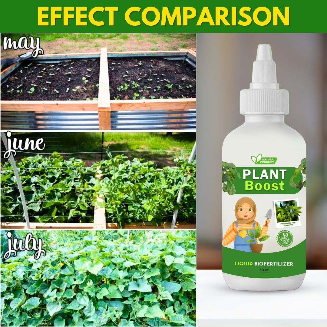 Organic Plant Boost Liquid -Faster Growth & Stronger roots