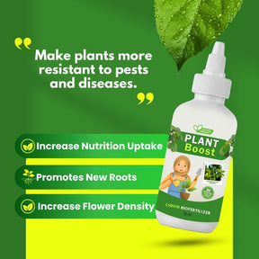 Organic Plant Boost Liquid -Faster Growth & Stronger roots