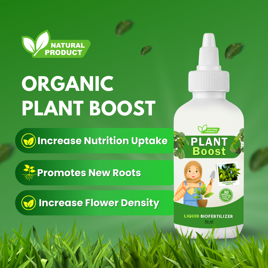 Organic Plant Boost Liquid -Faster Growth & Stronger roots