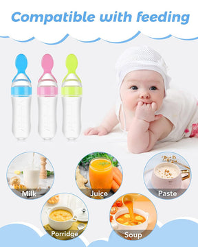 PREMIUM™ Baby Food Squeeze Feeder Spoon (Set Of 2)