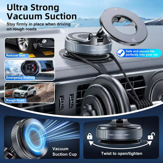 Vacuum Suction Magnetic Bracket